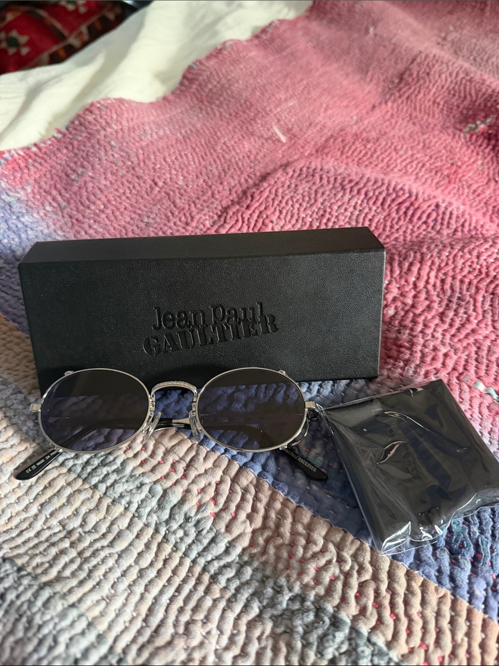 JEAN PAUL GAULTIER
Silver 'The 55-3175' Sunglasses